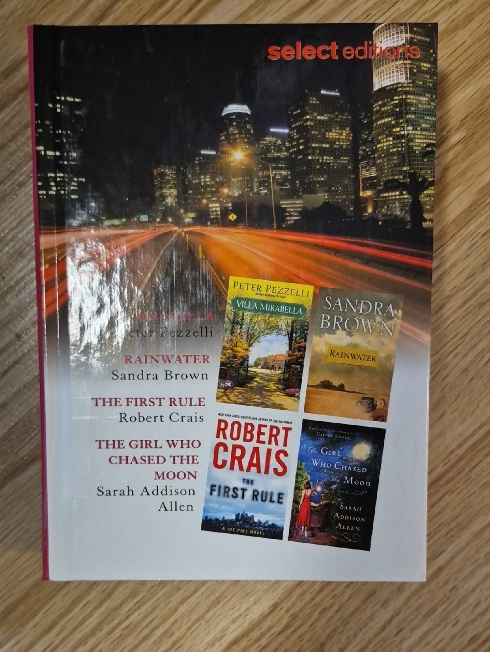 Select Editions City Lights Hardcover Book - White & Black Cover